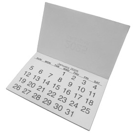 2025 Calendar Tabs Handy Peel N Stick Mini White Month To View Tear Off Pads (5 Calendar Tabs)