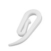 Honbay 200pcs White Plastic Curtain Hooks for Window, Door and