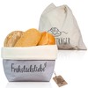 COZYINT modern bread basket made of fabric | bread bag