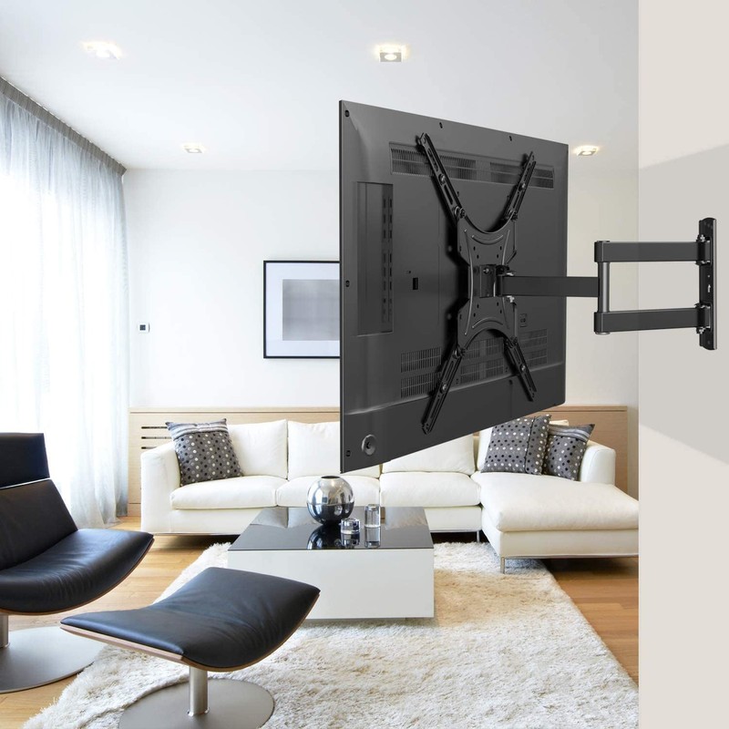 Full Motion TV Wall Mount Bracket Articulating Arms Swivels Tilts