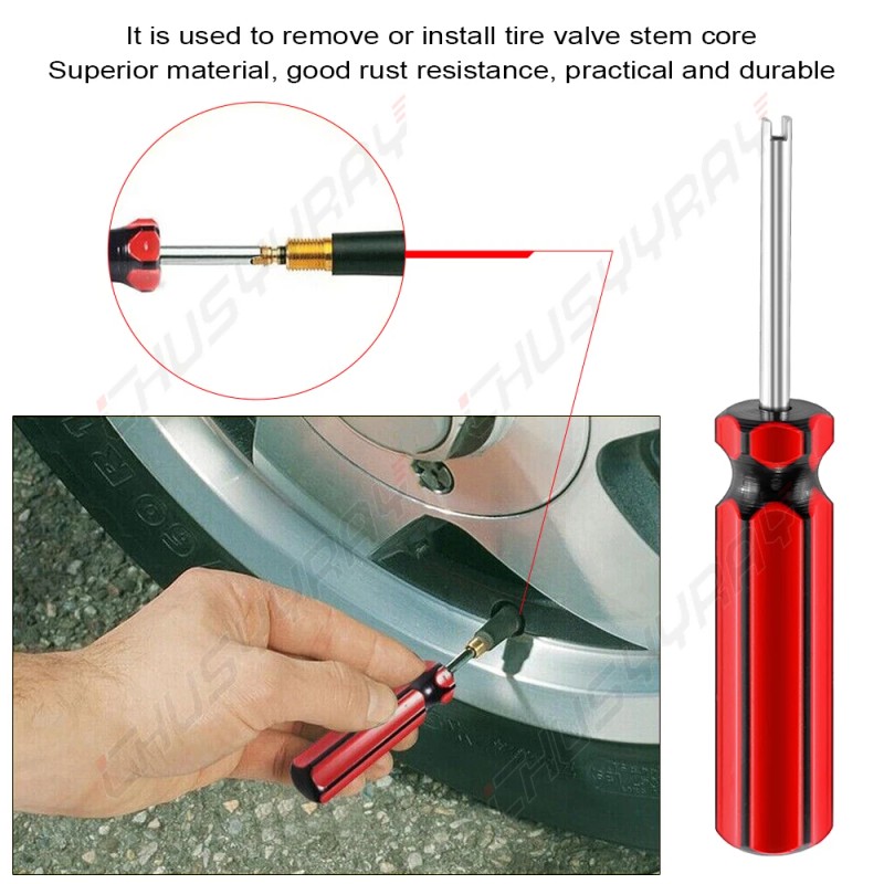 CHUSYYRAY Luminous Tire Valve Cap Stem Lights Glow in the
