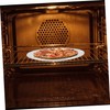 FRCOLOR Stainless Steel Pizza Pan Stainless Steel Griddle Pizza Pan