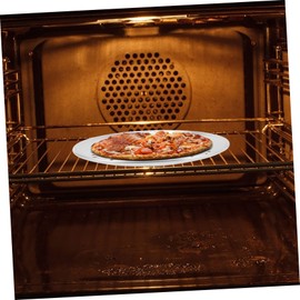 FRCOLOR Stainless Steel Pizza Pan Stainless Steel Griddle Pizza Pan with Holes Perforated Pizza Pan Copper Baking Sheet Nonstick Pizza Pans Baking Pan with Holes Pizza Tray Pizza Pan 9inch