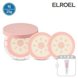 Big Eloel Peach Pink Tone-Up Pang Pang Big Sun Cushion 25g (1 product + 2 refills + B12 Vita Cream 50ml) / 빅 엘로엘 피치 핑크 톤업 팡팡 빅 선쿠션 25g 본품1+리필2+B12 비타크림 50ml