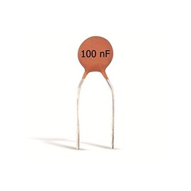 Ceramic Capacitor Disc Capacitor 104 100nF (Nano-Farad) 50V Pack of 10