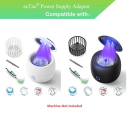 12V Replacement Adapter Compatible with JX-580 PRO JX580PRO Ultrasonic Cleaner DC12V 12VDC 12.0V Charger Power Supply Cable Cord