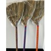 (2 Packs) Vietnamese Straw Brooms - 40" Indoor Brooms with