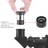 1.25 Inch 2X Magnification M28.6 Thread Barlow Lens for Astronomical