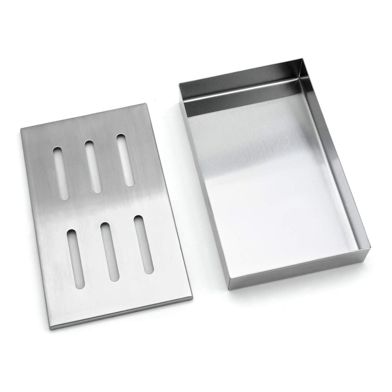 PRECORN Smoker Box Made of Stainless Steel for Gas Barbecue