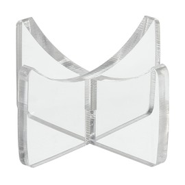 PATIKIL 2" Ball Display Stand Multifunction Acrylic Ball Stand Display Holder for Softball Baseball Tennis Clear