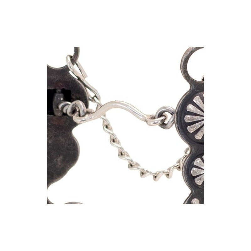 Cowboy Tack Nellie Miller Double Concho Low Ported Chain Shank