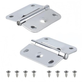 Ausi 4pcs Coleman Cooler Hinge Replacement Set – Stainless Steel Hinges (1.9"×2") with 16 Screws, For Models 5226/5227B/5235/5236