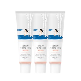 round wrap [3 SET] Round Lab Birch Moisture Tone-up Sun Cream 50ml (SPF 50+ PA++++) / [3개 SET] 라운드랩 자작나무 수분 톤업 선크림 50ml (SPF 50+ PA++++)