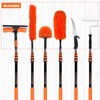 Buyplus 26ft Reach, 5 to 20ft Telescoping Pole, Paint Roller