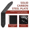 2 Pcs Flush Inside 45-Degree Angle Bracket, 3" Width Heavy