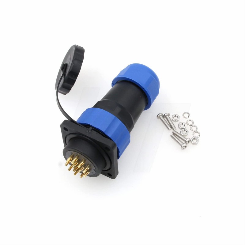 HangTon HE29 12 Pin Male Waterproof IP68 Round Current Socket