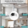 JOEAONZ Bathroom Exhaust Fan 110CFM with Hidden Grille Design, 1.0