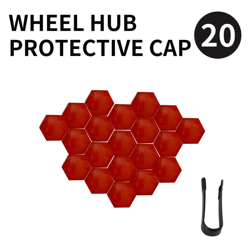 20 Pcs Car Wheel Nut Caps，0.67 Inches Universal Lug Nut