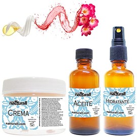 Rosa Mosqueta Aceite Crema Locion para Cicatrices Antiarrugas Antioxidantes Paquete 50 g 60 ml 60 ml