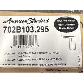American Standard Paradigm Selectronic Brushed Nickel Touchless Faucet
