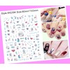 Christmas Reindeer Santa Tree Snow Snowman Bear Penguin 3D Nail Sticker Wg394 for Nails Design Nail Art Stickers Decals Supplies Manicure Tips Sticker Colorful for Nail Decorations