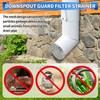 Boltigen PVC Termination Mesh Screen Vent Covers, Stainless Steel Gutter
