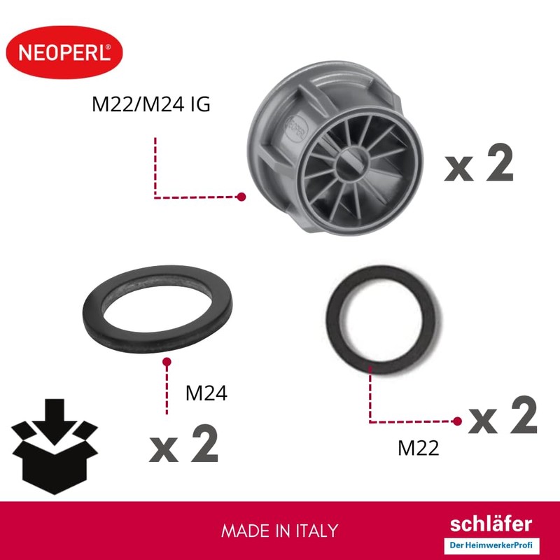 Schläfer 180219 | Universal Aerator Inner Part for M22/M24 Thread