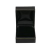 Novel Box Black Jewelry Box for Earrings 2.1x1.9x1.25 Inches -