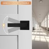 Probrico 10 Pack Dummy Door Levers Black Door Handles for