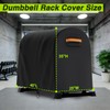 EVRBUL Dumbbell Weight Rack Cover Waterproof Dustproof Compatible with Home