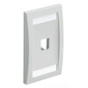 Panduit CFPE1WHY 1-Gang 1-Port placa frontal, color blanco