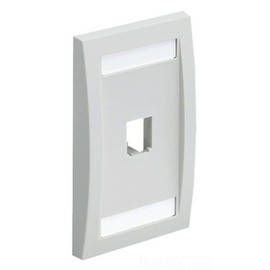 Panduit CFPE1WHY 1-Gang 1-Port placa frontal, color blanco