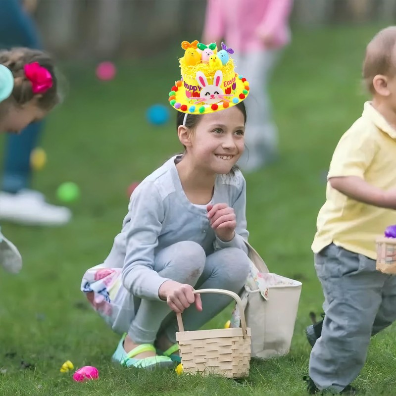 Easter Bonnet Kit,Easter Bonnet,Easter Crafts for Kids,Easter Bonnet Decorations,Easter Hat,Easter