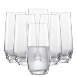 ZWIESEL GLAS Pure Tumbler (Set of 6), Drinking Glasses for Several Beverages, Dishwasher-Safe Machine-Made Tritan Crystal Glasses, Made in Germany (12 Ounce)
