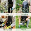 Cover Geny Gardening Apron Waterproof Cross Back Apron, 600D Heavy
