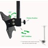 Mvpmounts Adjustable Ceiling TV Mount Bracket Fits Most 14-42" LCD