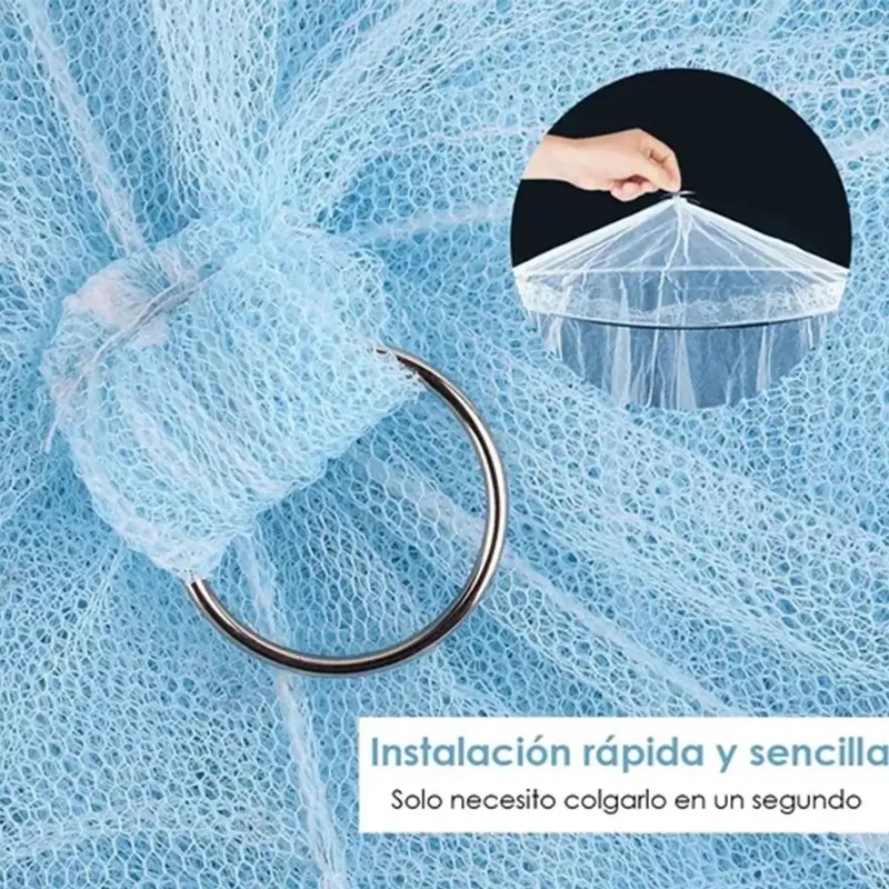 Pabellon Mosquitero Cortina Techo Habitacion Anti Mosquitos