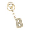 [Rigral] Initial Key Chain Bag Charm Alphabet Key Ring Carabiner
