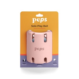Peps Pet Toy Natural Rubber Solo Play Ball - Blush
