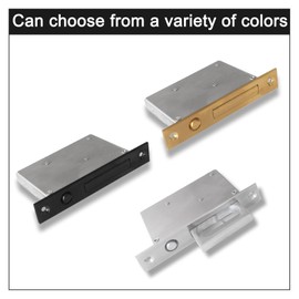 senharvest Pocket Door Edge Pull - Sliding Door Pull Handles Hardware,Pockets Hidden On The Side Pop-up Door Handles,Pull Ring is Larger and Easier to Use (Sliver, 2 Pack)