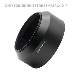 LingoFoto Metal Lens Hood Shade Replace for Nik HN-31 for 85mm f1.4 D IF