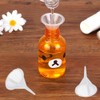 Mini Clear Polyethylene Funnel Kit - 10 Pcs Narrow Neck