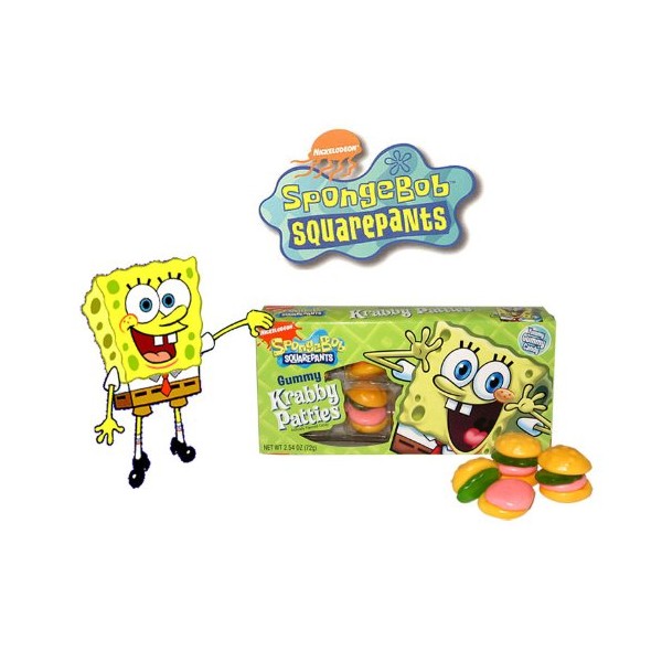 SpongeBob Krabby Patties Concession Box (Pack of 12)