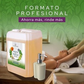 NATURALNESS - Aceite para Masaje Corporal 20 litros– Bálsamo Corporal Refrescante con Mentol y Alcanfor, Aceite Esencial de Bergamota, Ideal para Cont