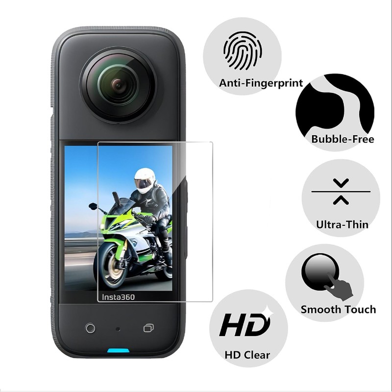 GIOPUEY Screen Protector for Insta360 X5/X4, [Pack of 6] HD
