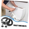 jojofuny 1set Heavy Duty Toilet Tank Bolts Kit Gaskets Toilet
