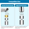 Hibbent NSF/ANSI/CAN 61 Certified Faucet Aerator, CUPC Certification 360° Twist