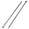 SKIR'CO (Pack of 12) Wood Screws Hexagon Head Galvanised Steel