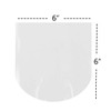 Round 500 PCS 6" x 6" Odorless PVC Clear End