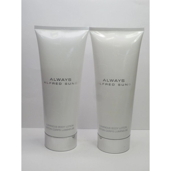 ALFRED SUNG ALWAYS LUMINOUS BODY LOTION 6.8 OZ (LOT OF